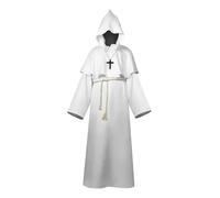 KJBDQQH disfraz de bruja Halloween Men's Medieval Monsters, Robots, Wizards, Priests, Costume(Color 1,M)