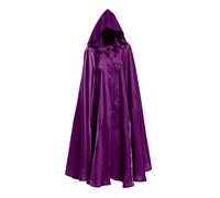 KJBDQQH disfraz de bruja Halloween Party Middle Ages Cloak Gothic Long Cape(Saffron)