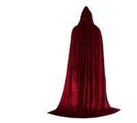 KJBDQQH disfraz de bruja Hood Cloa Long Cape Halloween Party Women Men Adult Mage Witchcraft Wicca Robe Conceal(Color 3,110)