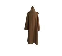 KJBDQQH disfraz de bruja Knight Star Cosplay War Skywalker Costume Replica Rob Cloak Halloween Party Outfits Clothes(Only Brown Cloak,XL)