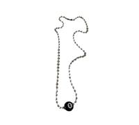 KJBDQQH Gargantilla Punk Black Peach Heart Star Pendant Chain Necklace For Women Men Charm Trendy Jewelry Anniversary Accessories para Uso Diario(Color 01)