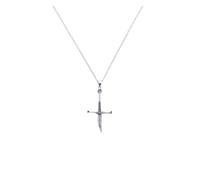KJBDQQH Gargantilla Punk Broken Sword Necklace For Men Women Moveis Jewelry Cosplay Cool Punk Sword Pendant Necklace Accessories para Uso Diario