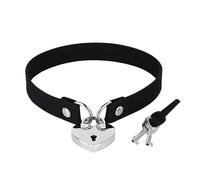 KJBDQQH Gargantilla Punk Spike Choker Necklaces Punk Faux Leather Collar For Women Men Cool Big Rivets Studded Chocker Necklace Goth Style Accessori para Uso Diario(Dark Gold)