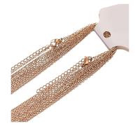 KJBDQQH Gargantilla Punk Stainless Steel 5cm Extendsion Link Chains Necklaces Jewelry Making Fashion Chokers Accessories para Uso Diario(Rose Gold Color 2mm)
