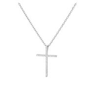KJBDQQH Gargantilla Punk Stainless Steel Jesus Cross Necklace For Women Men Color Caravaca Angels Crucifix Charm Choker Rapper Jewelry para Uso Diario(N05314P)