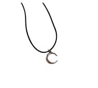KJBDQQH Gargantilla Punk Star Earrings Silver Color Swirly Star Chokers Celestial Best Friends Celestial Necklaces Pendant Men Women para Uso Diario(Color 03)
