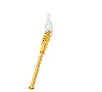 KJBDQQH Pata de Cabra Bicicleta Pata de Cabra aleación Aluminio for Bicicleta Plegable(Golden)