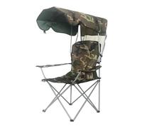 KJBDQQH Silla De Pesca Silla Plegable con Dosel, Taburete de Pesca portátil, Asiento Plegable, sillón for Uso Interior/Exterior, protección Solar portátil Resistente(L)