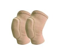 KJBDQQH Soporte De Rodilla 1 par de Rodilleras Deportivas for Hombres y Mujeres, Rodilleras Protectoras for Danza, Yoga, Voleibol, fútbol, Correr, Ciclismo, Tenis(Beige,XS)