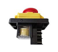 KJD12-14 Interruptor electromagnético KEDU 6Pins Interruptores de botón de parada de emergencia para herramientas de carpintería eléctricas taladros de banco amoladoras 16A AC 220-240V