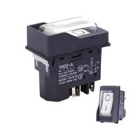 KJD17 250 V 5 pines impermeable magnético seguridad interruptor de botón de presión AC 16 A interruptor de seguridad magnético arrancador de energía interruptor de seguridad Start Stop ON Off Volt