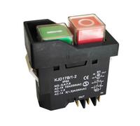 KJD17B/1-2 Waterproof Electromagnetic Pushbutton Switch IP54 250V 6Pins Switches