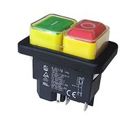 KJD17B KEDU Interruptores de botón electromagnéticos industriales para tornos 2NO 5 pines