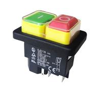 KJD17B KEDU Interruptores de botón electromagnéticos industriales para tornos 2NO 5 pines
