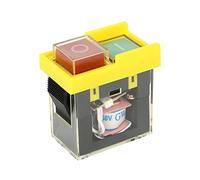 KJD6 5E4 250 V 6 A Interruptor electromagnético, resistente al agua, magnético, interruptor de seguridad, protección contra apagones, interruptor de herramientas, botón de inicio, clase de protección