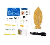 KJDKNC Soldadura giratoria electromagnética para STEM Formación Hoja Forma Pendular Aguja Con Proyecto Electrónico Luz LED