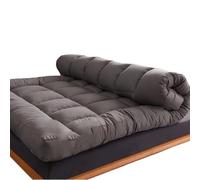 KJEKT Colchones De Suelo De Futón Plegable Enrollable Colchón De Futón Grueso Japonés Antideslizante Y Transpirable Dormitorio O De Casa,Gris,90 * 200cm