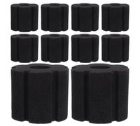 KJHBV 10 Esponjas de Espuma para Filtro de Acuario Repuesto Redondo Hueco Filtro de Esponja de Entrada para Peceras Pequeñas Rollo Prefiltrante 180