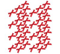 KJHBV 100 Unidades Clips para Moño Rojo, Tela Mate y Costuras Delicadas, Suaves para Epidermis Sensible y Diseño que Reduce Presión el Cuero Cabelludo, Adecuado para Fiestas y