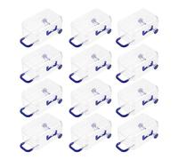 KJHBV 12 Cajas Transparentes de Plástico Tipo Maleta para Dulces de Boda y Fiesta, Decorativas y Fáciles de Llevar, Mini Cajas Originales para Obsequio