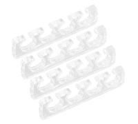 KJHBV 2 Pares Separadores de Dedos de Silicona Flexible para Pedicura y Manicura Reutilizables Diseño Compacto y Versátil para Cuidado de Uñas Casa y Salón Adecuados para Mujeres