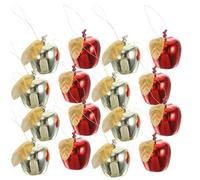 KJHBV 24 Piezas Adorno Colgante para Árbol de Navidad Mini Manzana Simulada de PVC No Desvanecible, Decoración Elegante para Fiestas y Bares Navideños Color Aleatorio