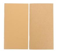 KJHBV 2piezas Recambios Cuaderno de Viaje Páginas y Papel Kraft Repuesto para Diario Bloc Notas para Escritura y Bocetos Accesorio Práctico para Viajar