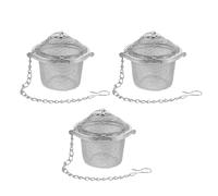 KJHBV 3 Piezas Cesta Función Profesional de Limpieza Ultrasónica de Acero Inoxidable para Eliminar Suciedad para Joyas y Accesorios Hogar