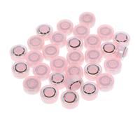 KJHBV 30 Cojinetes del Eje para Manualidades en Color Rosa, de Plástico y Hierro, Compatibles Proyectos Decorativos y Accesorios como Imanes y Fundas de Teléfono
