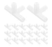 KJHBV 30 Unidades Conectores de Tubo de Plástico para Tienda de Campaña Cuadrada Vías para Estructura de Toldo Recambios para Montaje Rápido Exteriores y Camping