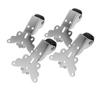KJHBV 4 Piezas Rodillo Inferior para Puerta Corredera Galvanizado de Nylon