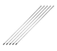 KJHBV 5 Punteros Telescópicos Portátiles de Metal con Clip para Presentaciones en Aula y Conferencias, Diseño Retráctil y Precisión en Señalización