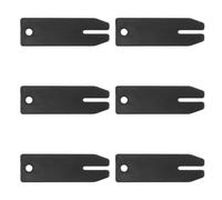 KJHBV 6 Piezas Llave de Plástico Negra para Cajas de Cebo de Rata Diseño Ergonómico Adecuado para Fábricas de Alimentos y Uso en Campo