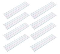 KJHBV 8 Etiquetas Magnéticas de Borrado Seco Diseño de Cuadrícula de Líneas, Reutilizables, de Plástico, en Aulas y Escritorios