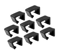 KJHBV 8 Piezas de Clips para Muebles Modulares de Abs en Color Negro, Fijaciones Simples para Evitar Movimiento en Sofás Seccionales, Ideales para Muebles de Jardín