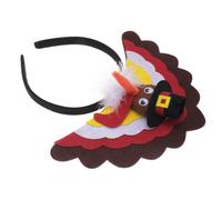 KJHBV Aro Pelo de Acción de Gracias Forma de Pavo Rojo, Ligero Tela, Adecuado para Fiestas y Celebraciones Familiares