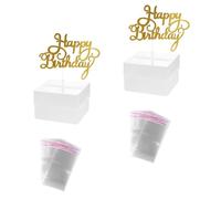 KJHBV Cajas de Dinero de Plástico Juego de 2 para Pasteles con Creativa y Divertida Adecuado para Fiesta de Cumpleaños