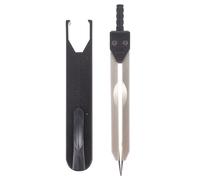 KJHBV Calibrador de Medición Médica de Plástico Negro con Diseño de Tornillo y Funda Protectora para Estudiantes de Medicina y Dibujo de Electrocardiogramas