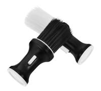 KJHBV Cepillo de Limpieza para Barbería 2 Piezas Color Oscuro y Claro, Plumero para Cuello y Polvos, Accesorio Profesional para Eliminar Restos de Cabello en Barbería y Afeitado
