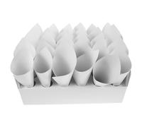 KJHBV Conos de Confeti para Boda Bandeja Soporte de Papel Blanco, Diseño Práctico y Creativo DIY para Fiestas y Celebraciones Festivas