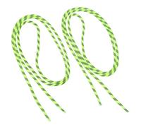 KJHBV Cordones Redondos de Alta Densidad para Zapatillas Deportivas, 2 Piezas Amarillas de 100 Cm, Jacquard en Poliéster para Deportes y Calzado Casual