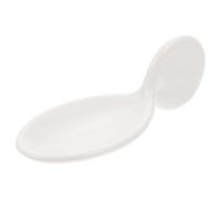 KJHBV Cuchara de Cerámica de Color Claro para Servir Soporte para Palillos, Adecuado para Cocina y Presentación de Aperitivos Elegantes