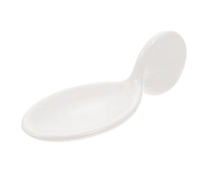 KJHBV Cuchara de Cerámica de Color Claro para Servir Soporte para Palillos, Adecuado para Cocina y Presentación de Aperitivos Elegantes