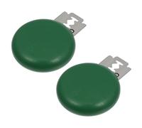 KJHBV Cuchillas para Cortar Pan de Acero Inoxidable Diseño Ergonómico y Ecológico, 2 Piezas Verdes para Herramientas de Repostería y Corte de Masa en Horneado de Pasteles