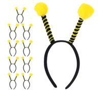 KJHBV Diadema de Abeja Ligera de Tejido Antenas Accesorios Únicos para Niñas y Mujeres 10 Piezas para Fiesta y Vida Diaria