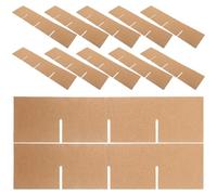 KJHBV Divisores de Cartón para Cajas de Embalaje y Mudanza, Papel Resistente Fondo Dividido y Separadores Convenientes para Protección de Cristalería y Logística