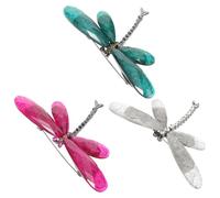 KJHBV Elegante para Resina Paquete de Mujer Broche Tela de 3 Piezas, Pin Resistente Conecta Diseño Creativo San Valentín y Eventos Formales