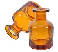 KJHBV Frascos Difusores de Vidrio Vacíos y Reutilizables, 2 Piezas de 150 Ml Porta Flores Secas para Aromaterapia en Espacios Cerrados y Vehículos