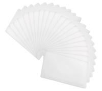 KJHBV Fundas Protectoras Transparentes Cubiertas de Pvc Ligeras y Multifuncionales para 100 Tarjetas de Identificación y Bancarias para Estudiantes y Empleados