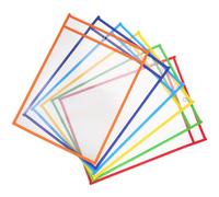 KJHBV Fundas Protectoras Transparentes para Organizar y Proteger Papeles para 6 Documentos de Pet Función Multiusos en Oficina o Viajes
